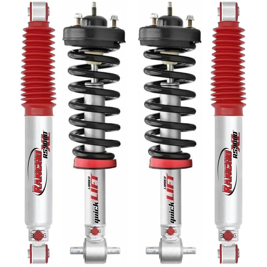 パーツ RANCHORS9000 Amazon.com: TrendsAuto Set of Rancho Front Suspension